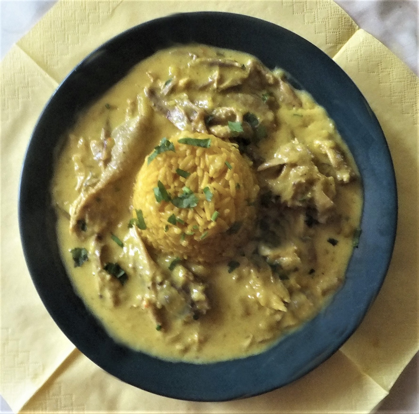 Ciulama de pui cremoasă